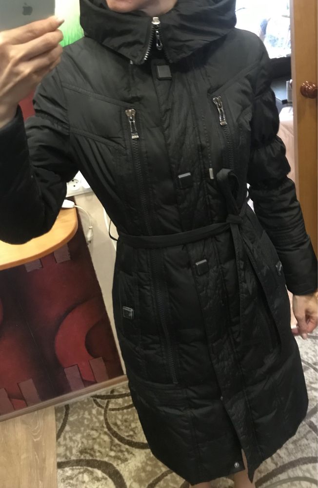 Куртка женская зимняя черная
