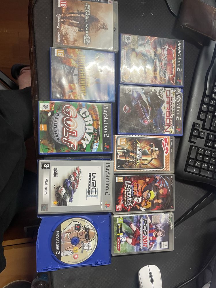 Jogos ps2/psp/ps3/ps4