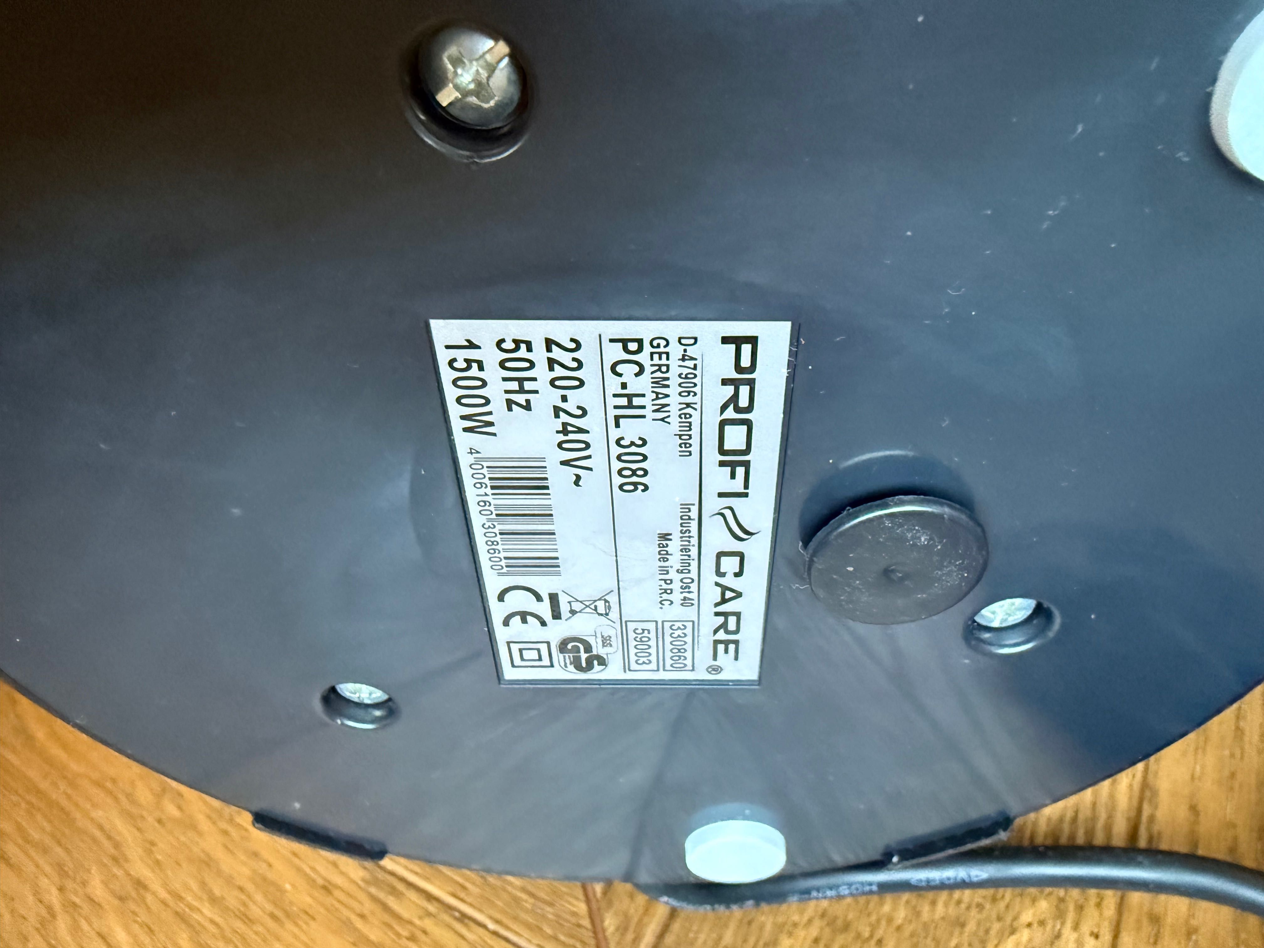 ProfiCare PC-HL 3086 wentylator ceramiczny gorącego powietrza