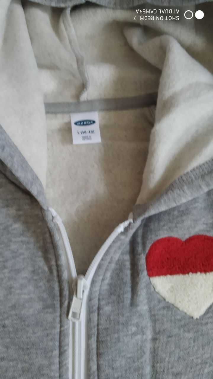 Худі кофта фліс флісова Old Navy р 140 на 9-11 років