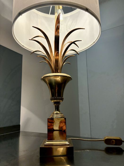 Ekskluzywna Lampa Boulanger Palm Pineapple z Maison Charles lata 60te