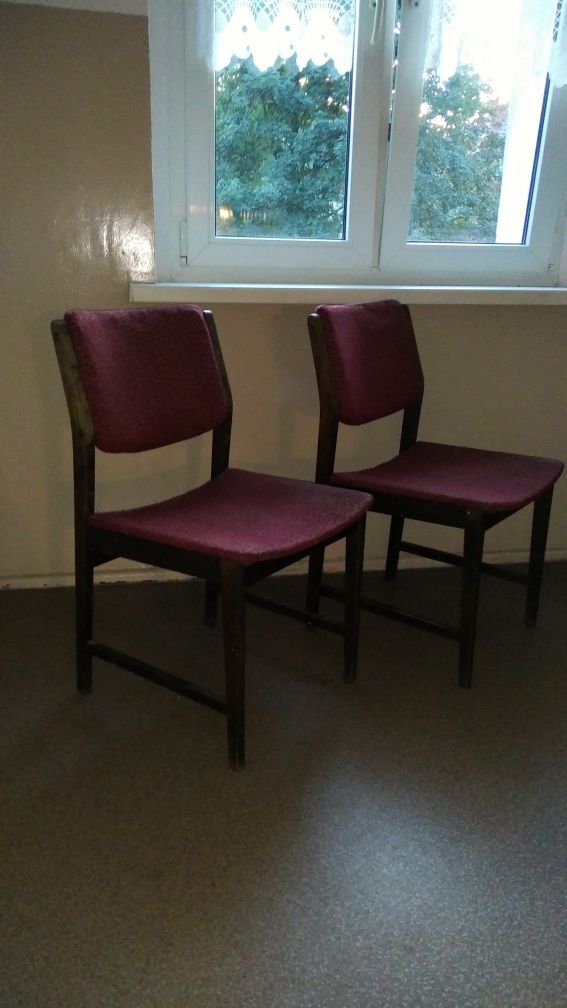Krzesła projektu SFM z PRL 4 sztuki