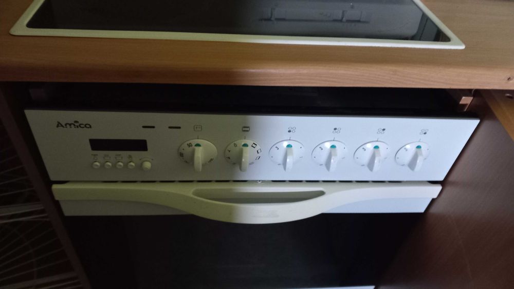 Amica płyta +piekarnik elektryczny-100% sprawny -do zabudowy