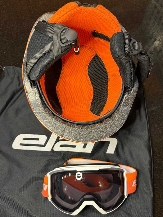 Kask ELAN Twist Biały 2025 z goglami