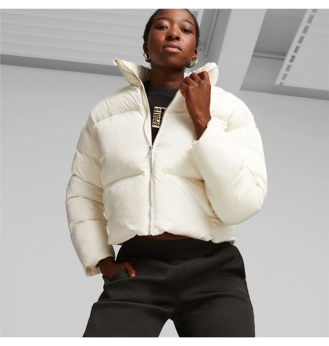 НОВА PUMA L ОРИГІНАЛ жіноча куртка бомбер біла коротка 62169366