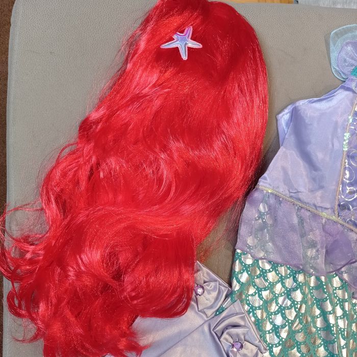 Sukienka Strój przebranie księżniczka Syrenka Ariel r.110-116