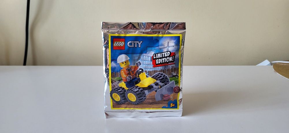 Lego City 952003 Pracownik budowlany plus spychacz saszetka z klockami