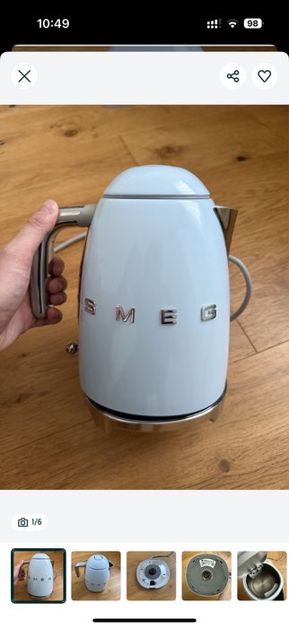 Czajnik Smeg Niebieski