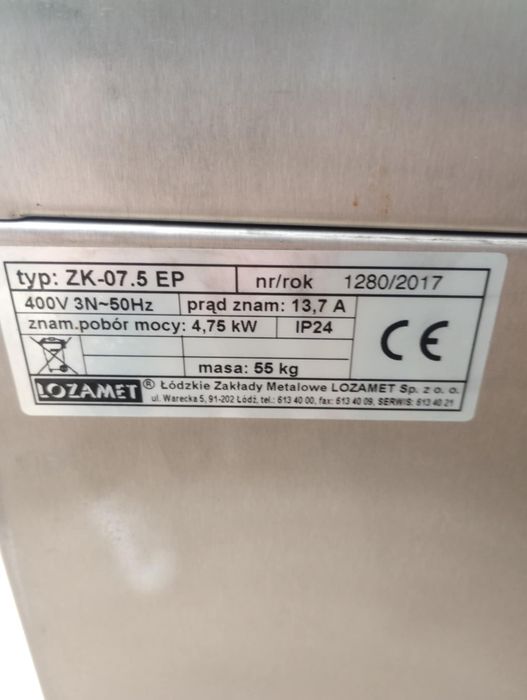 Zmywarka naczyń LOZAMET ZK 07.5 EP