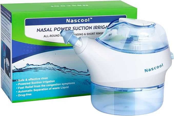 Nascool Elektryczny aspirator do czyszczenia nosa SaltPods Nowy