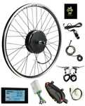 Silnik w kole 500W 750W zestaw do rower elektryczny akcesoria
