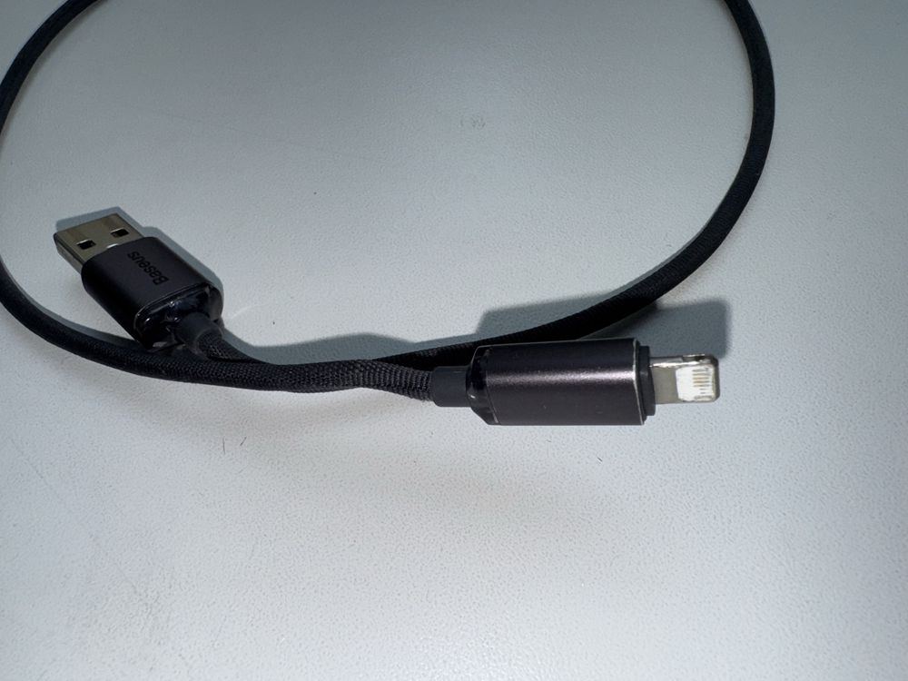 Baseus lightning to USB-A 0.5m серия crystal