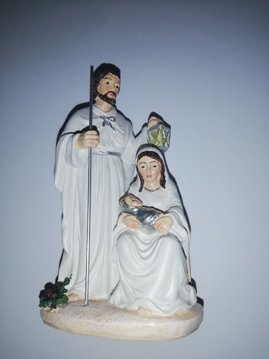 Рождественские фигуры Йосиф, Мария и Иисус высотой 11 см