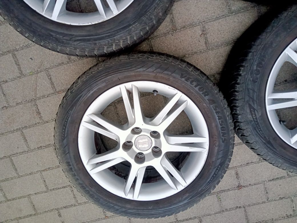 Koła zimowe 185/60/15 5x100 et 38 Seat Skoda VW Audi