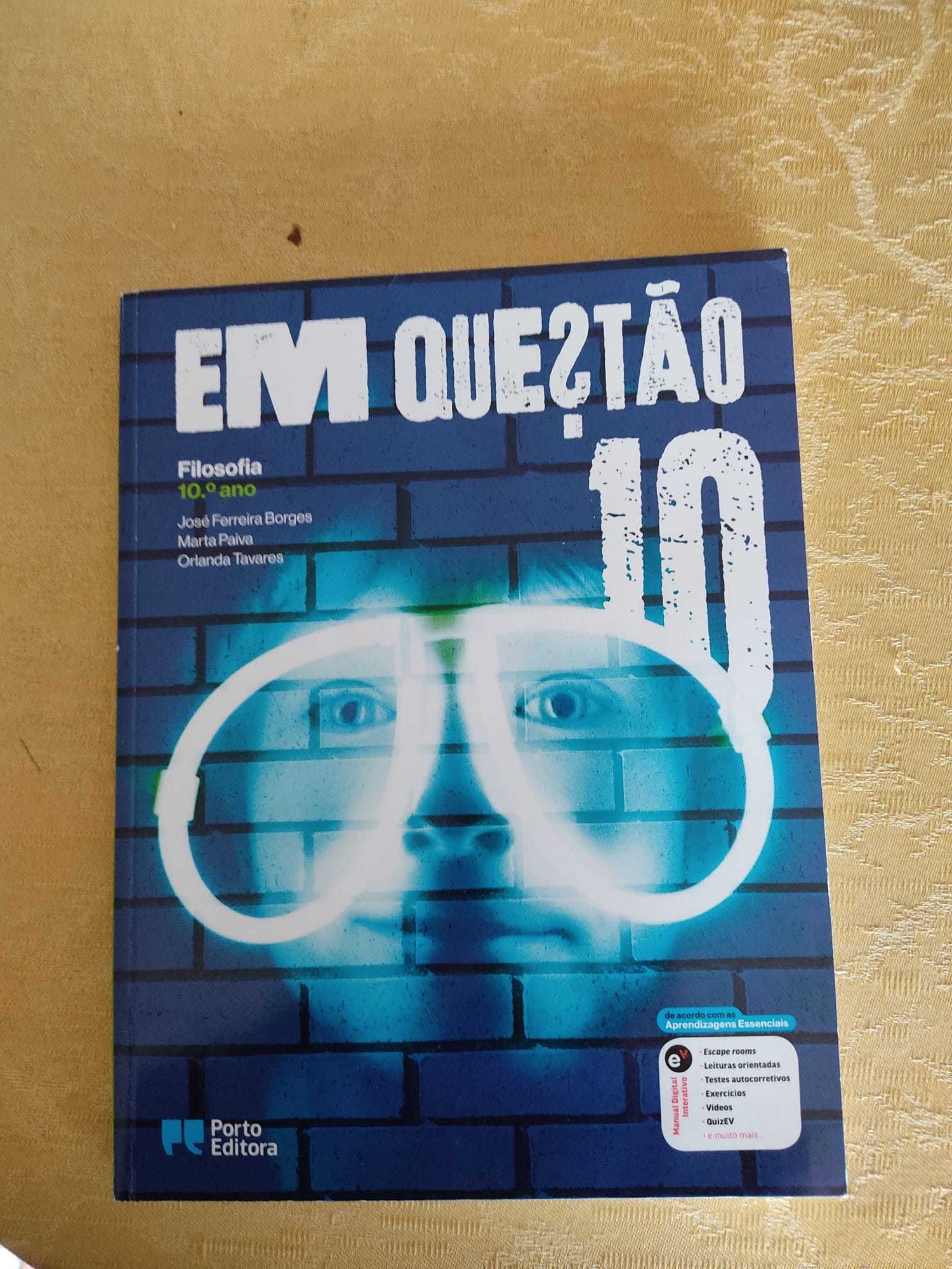 Em Questão - Filosofia - 10.º Ano - versão professor - NOVO