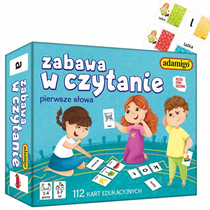 Gra edukacyjna Adamigo Zabawa w Czytanie