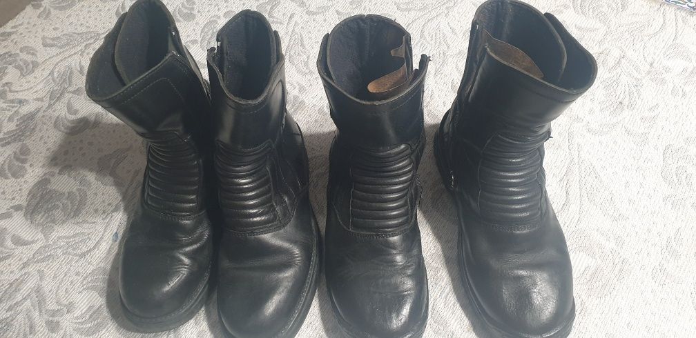 2 pares de botas para moto estrada