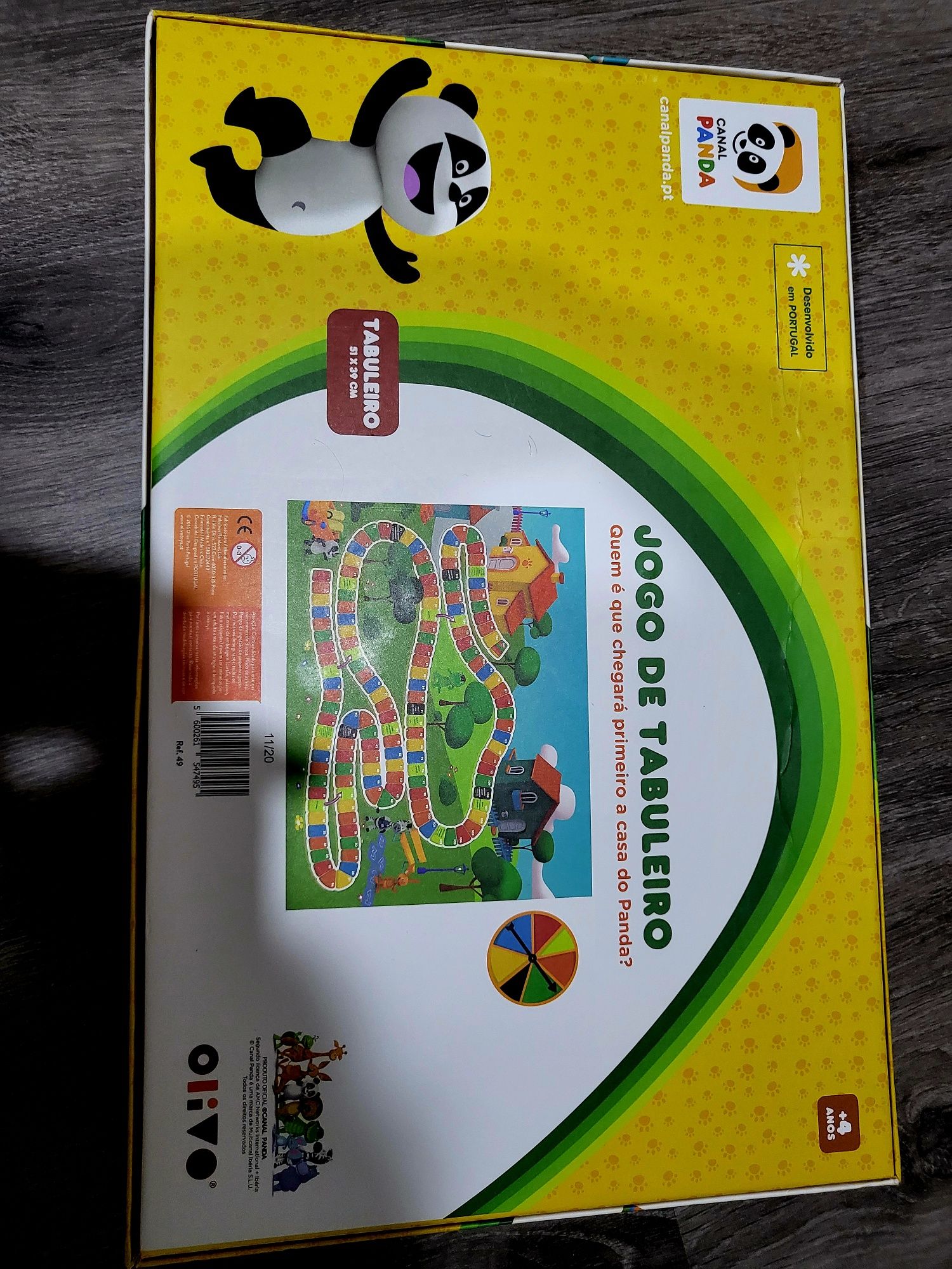 Jogo tabuleiro do Panda