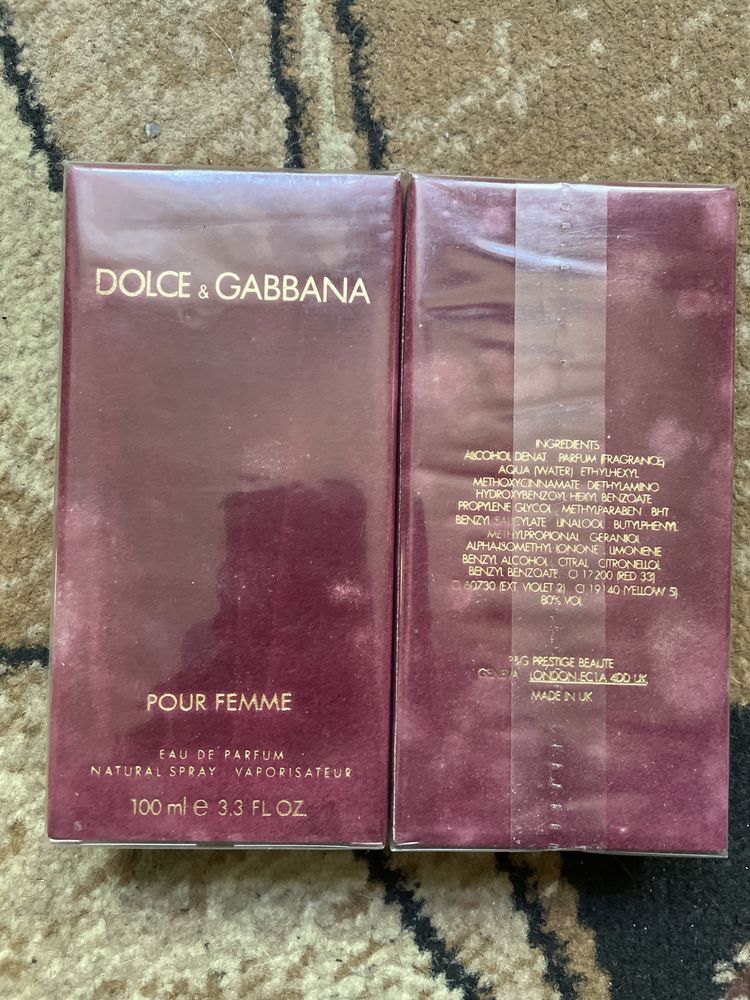 Жіночі парфюми Dolce Gabbana Pour Femme