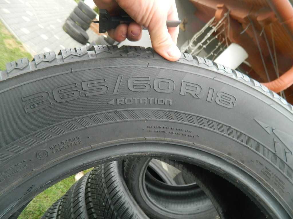 Шина колеса резина R18 265/60 Nokian 4шт Зима