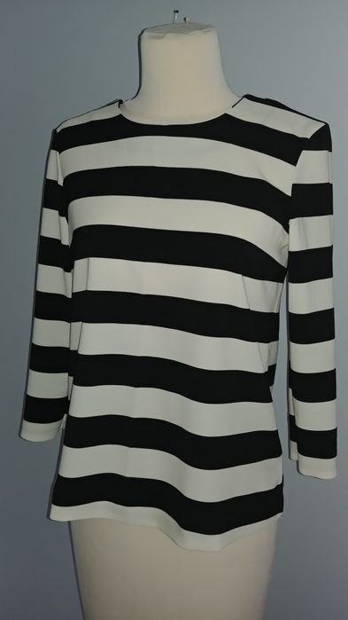 38 M esmara bluzka w pasy beżowo-czarna