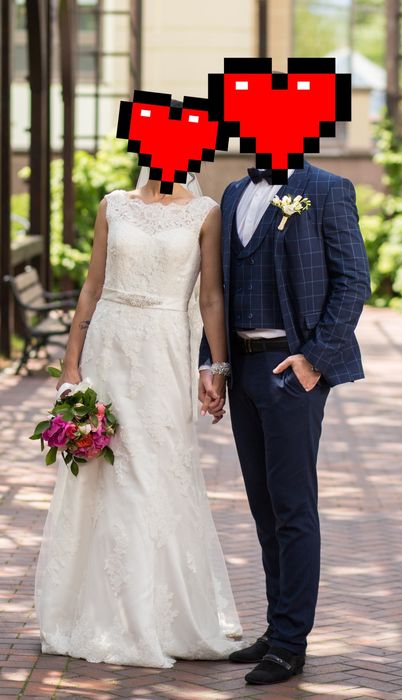 Свадебное платье Herm's bridal Marbella весільна сукня р.44