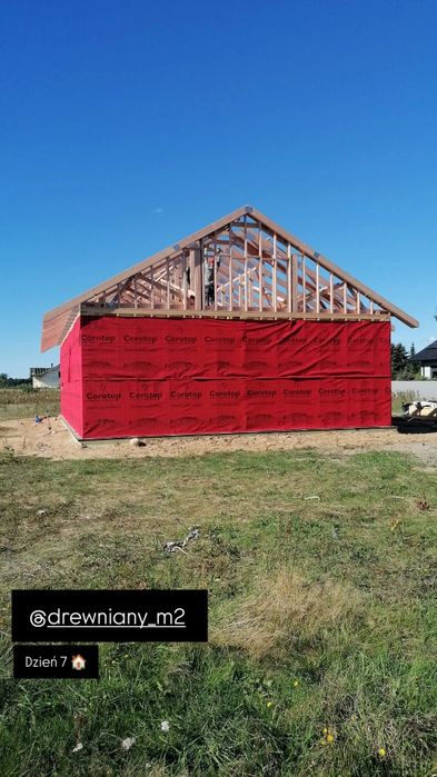 Dom szkieletowy drewniane, 70m2 , na zgłoszenie , szkielet , producent