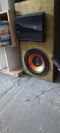 Підсилювач Coustic 4*50watt Сабвуфер GAS