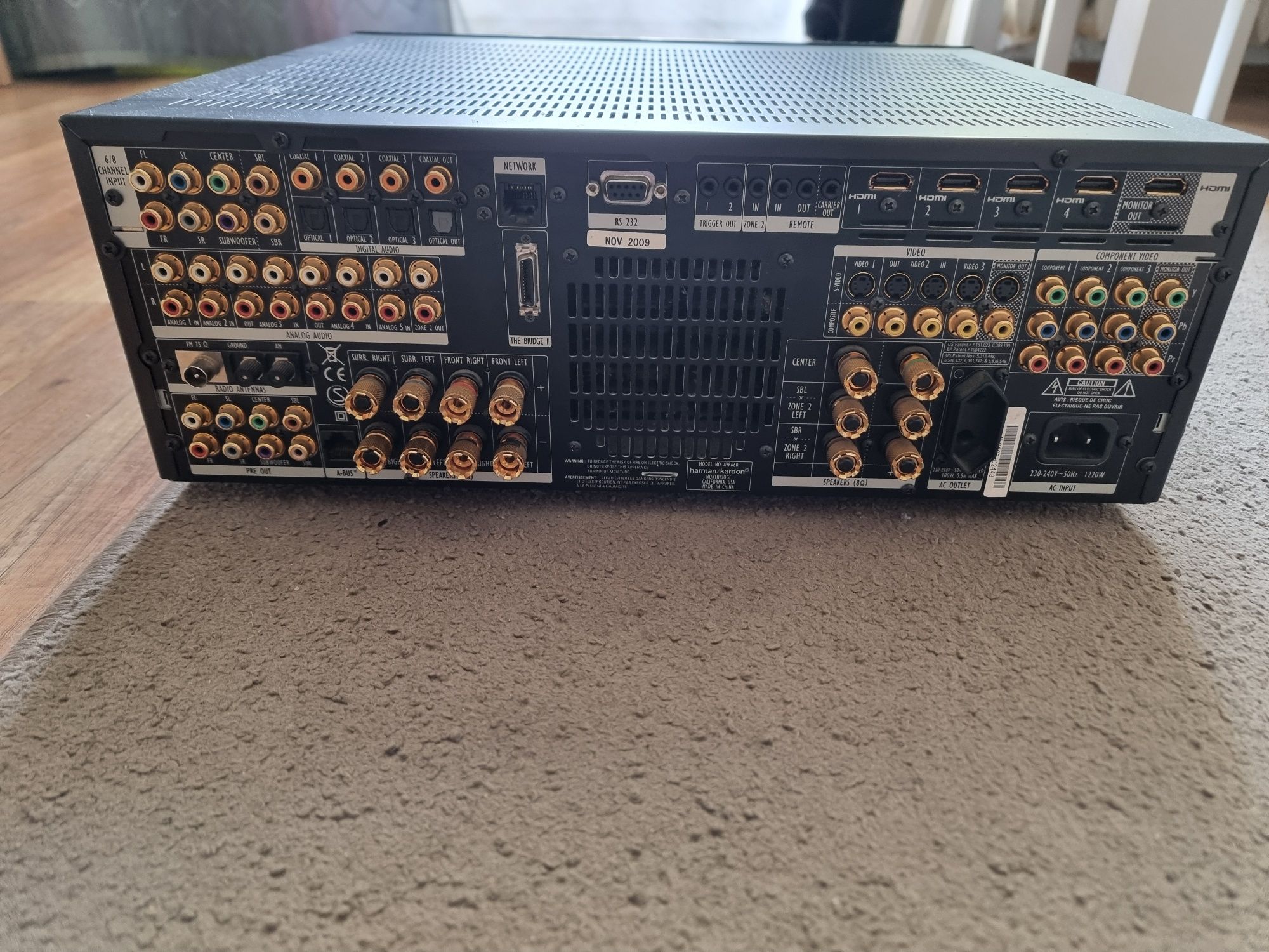 Amplituner Harman kardon avr 660 hi end pilot