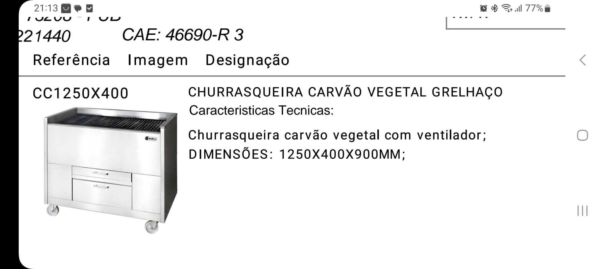 Churrasqueira Inox a Carvão Vegetal Inclui Sistema de Ventilação