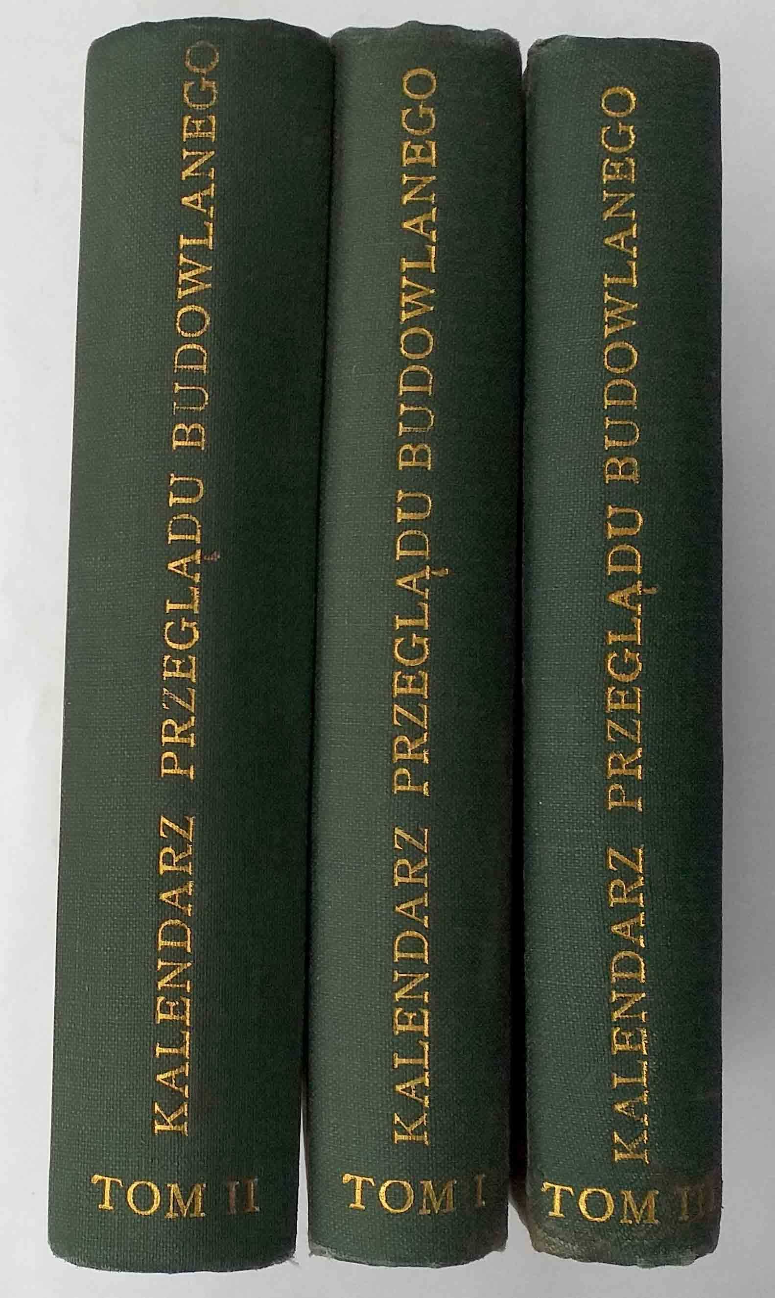 Kalendarz Przeglądu Budowlanego Tom I +II + III - 1945 - Luft