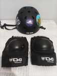 Kask Coolslide + ochraniacze TSG