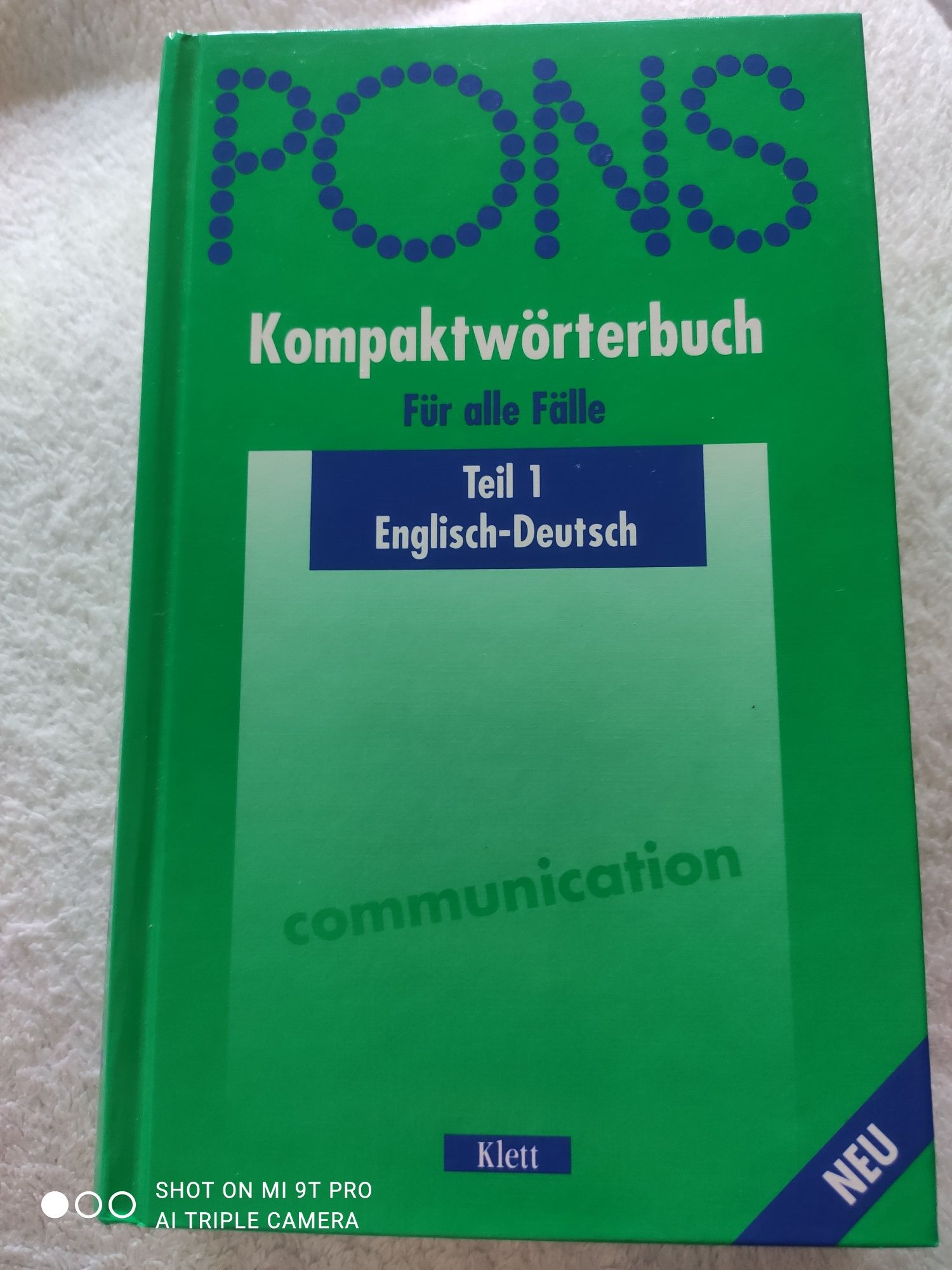 Kompaktwörterbuch Englisch Deutsch słownik angielsko niemiecki