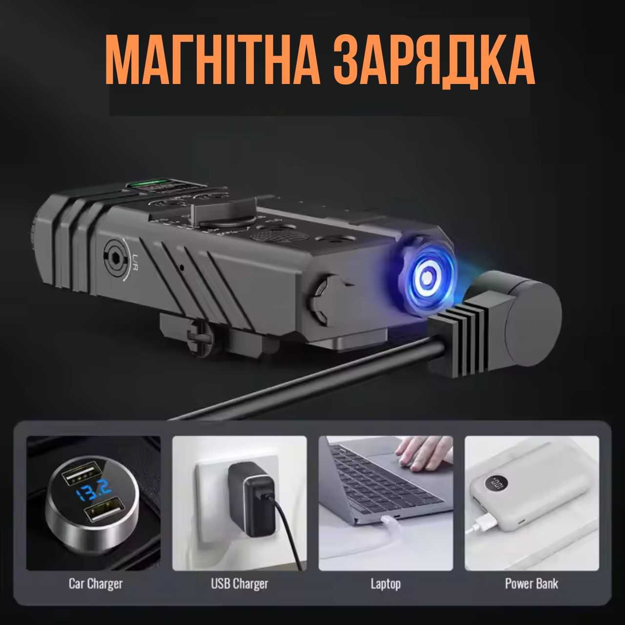 Defentac тактический фонарь 4-в-1 с зелёным и инфракрасным ЛЦУ