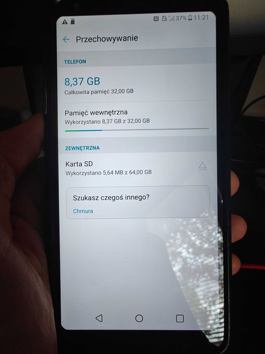Telefon komórkowy LG G6 (LG H870) z kartą SD 64GB i etui