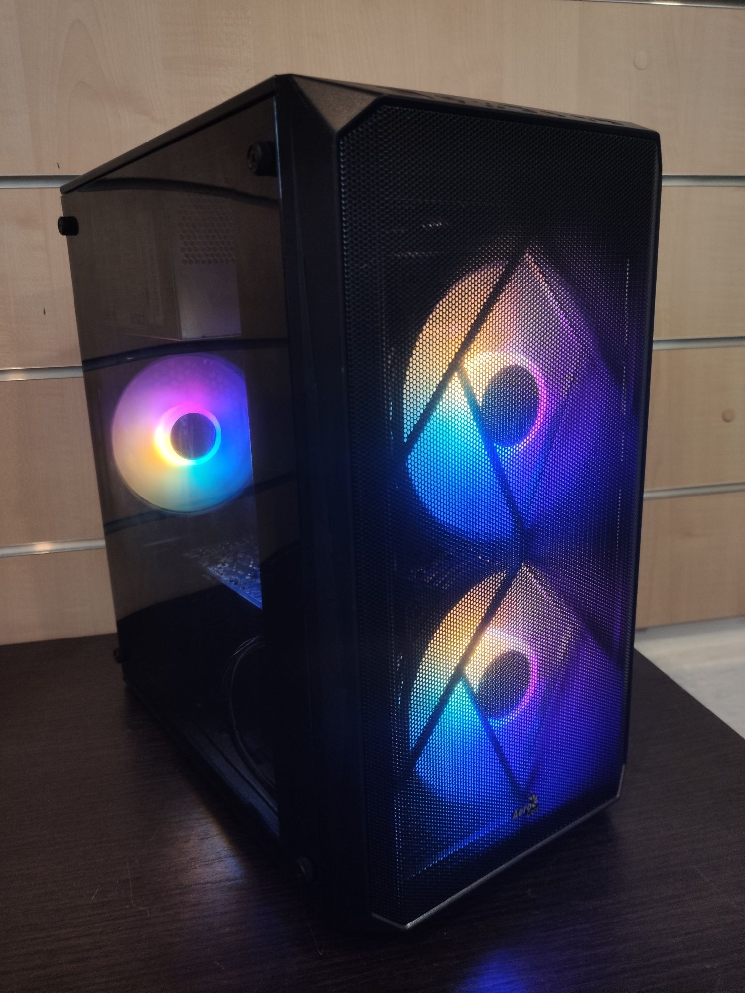 Ryzen 7, LED Komputer do gier,RTX 2070S,32 GB,SSD Win 11 Office