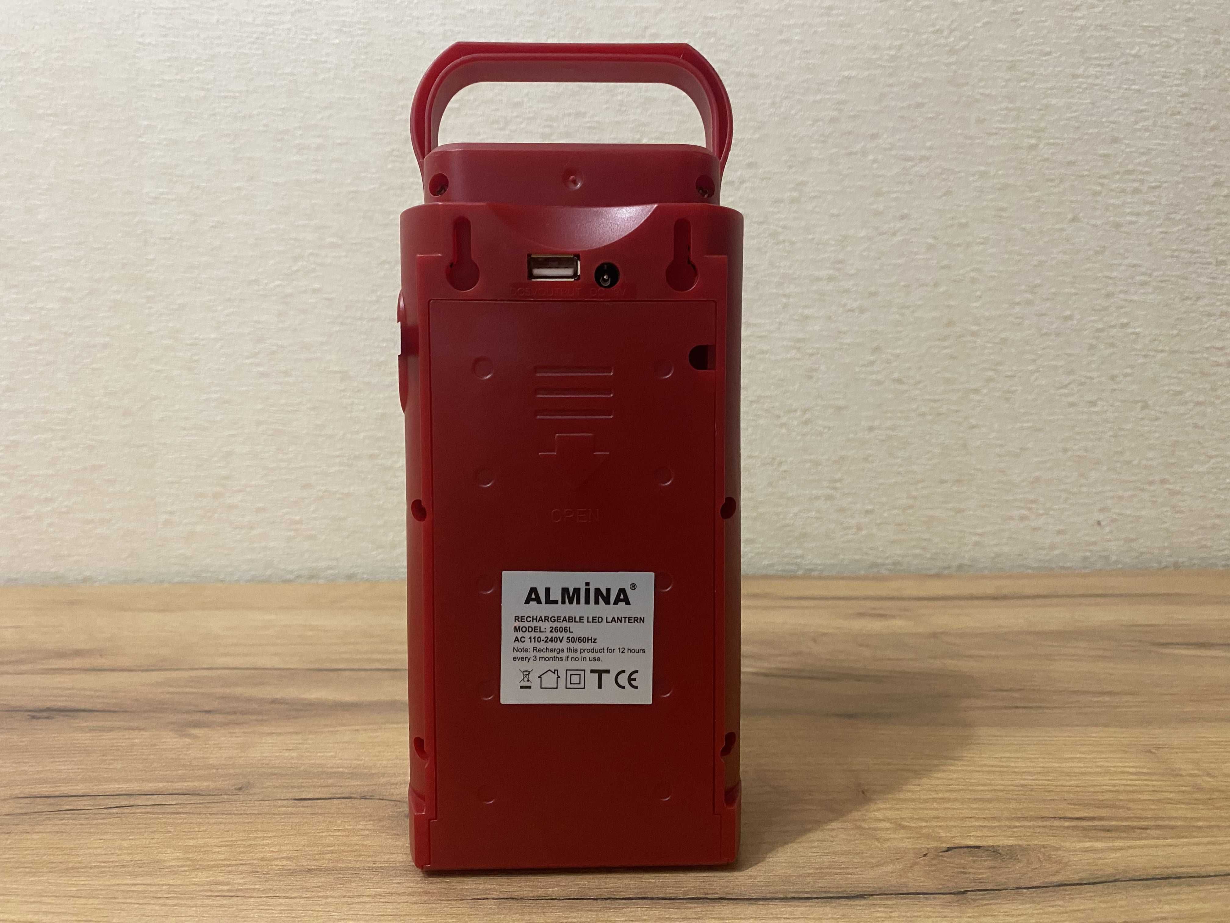 Аварийный фонарь Almina 2606L, акумуляторний ліхтар для дому 24 LED