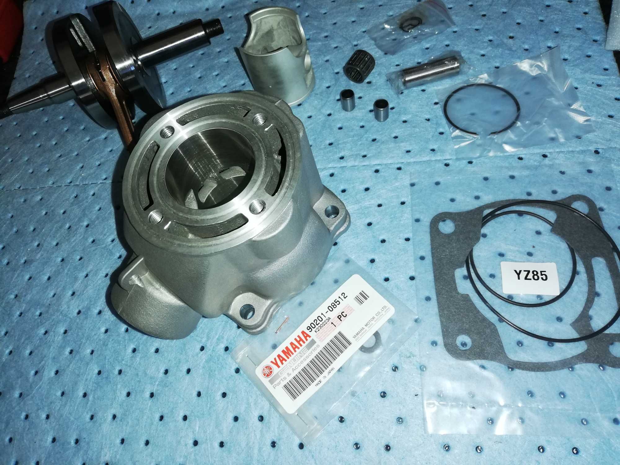 Yamaha yz 85 cylinder tłok uszczelki wal korbowy korbowod 02-14r