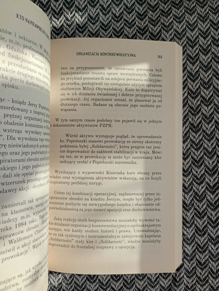 Książka Wojciech Sumliński Popiełuszko Kto naprawdę go zabił?