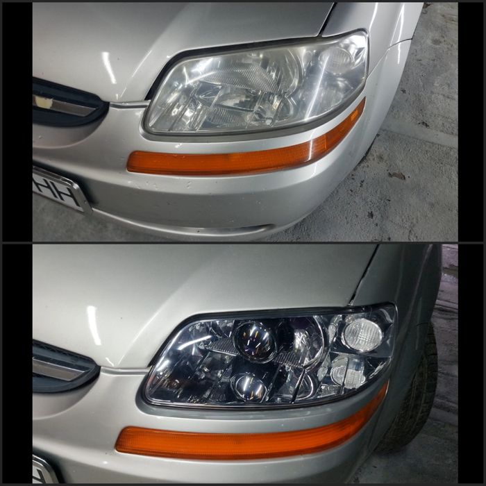 Відновлення світла фар, встановлення лінз