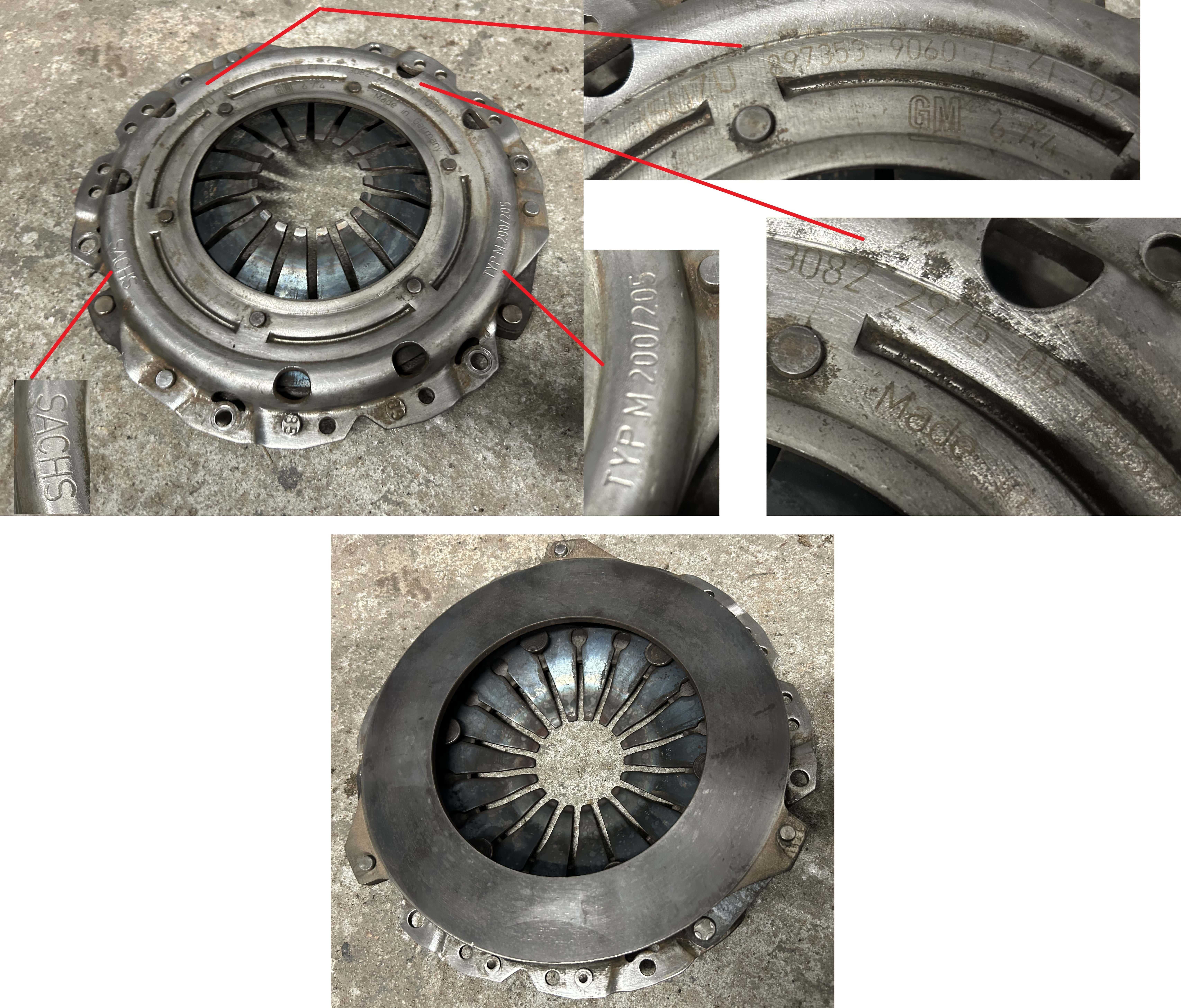 Sprzęgło Opel Meriva A 1.7 DTI Isuzu Y17DT F17C394, 03-05