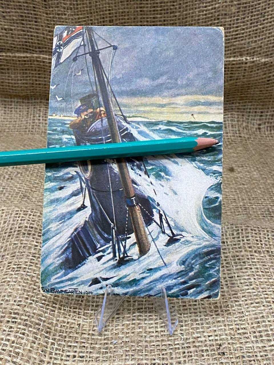 B271 pocztówka original wojsko Pruskie marynarka ww1 LUX