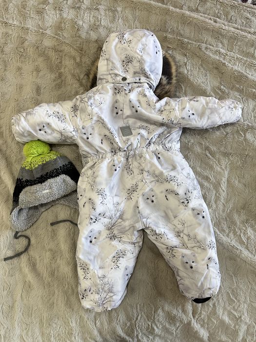 LENNE зимовий комбінезон 74 розмір, шапка у подарунок