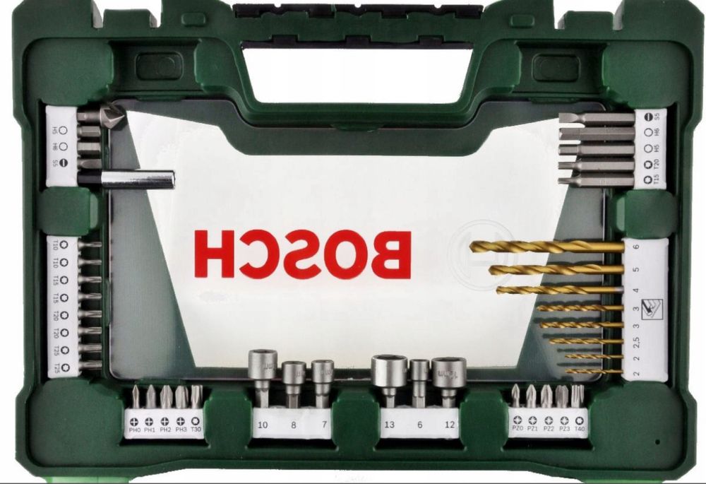 BOSCH Zestaw Wierteł i Końcówek V-line 83 Elementy Walizka