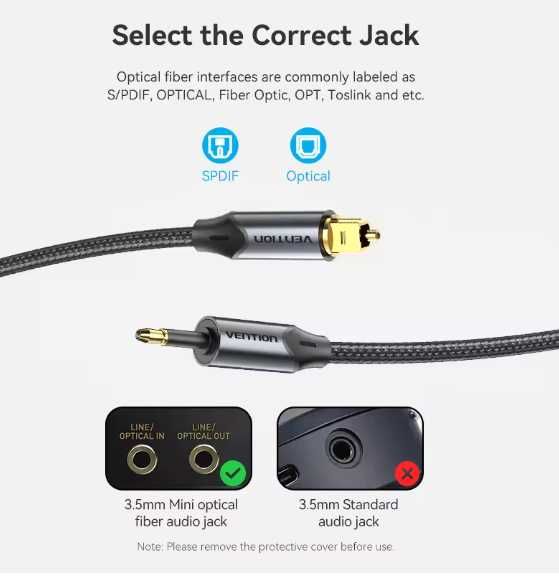 3,5 mm cyfrowy optyczny kabel audio Toslink SPDIF Blu-ray Xbox 360 PS4
