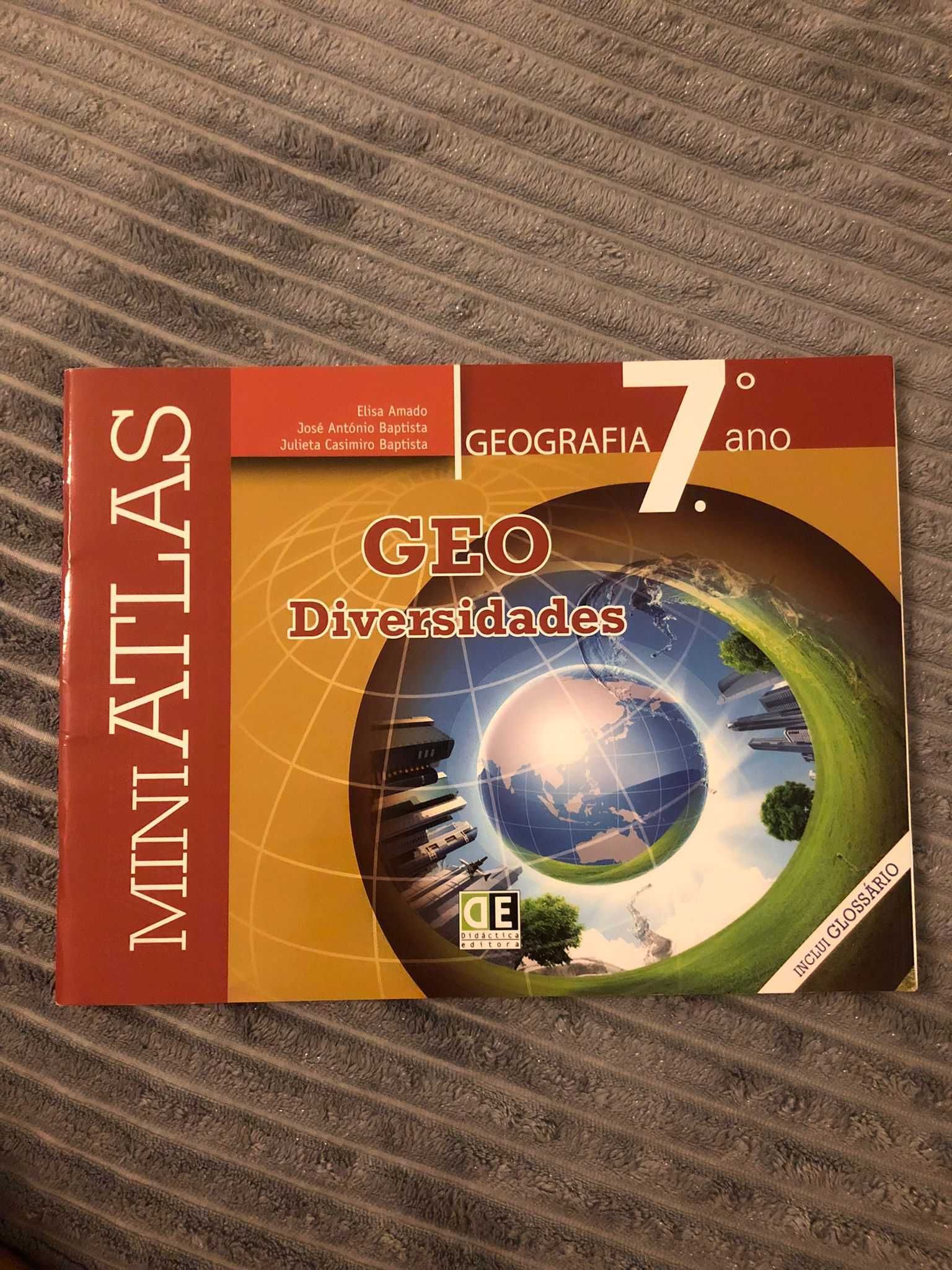 Livros escolares 7.º ano Geografia