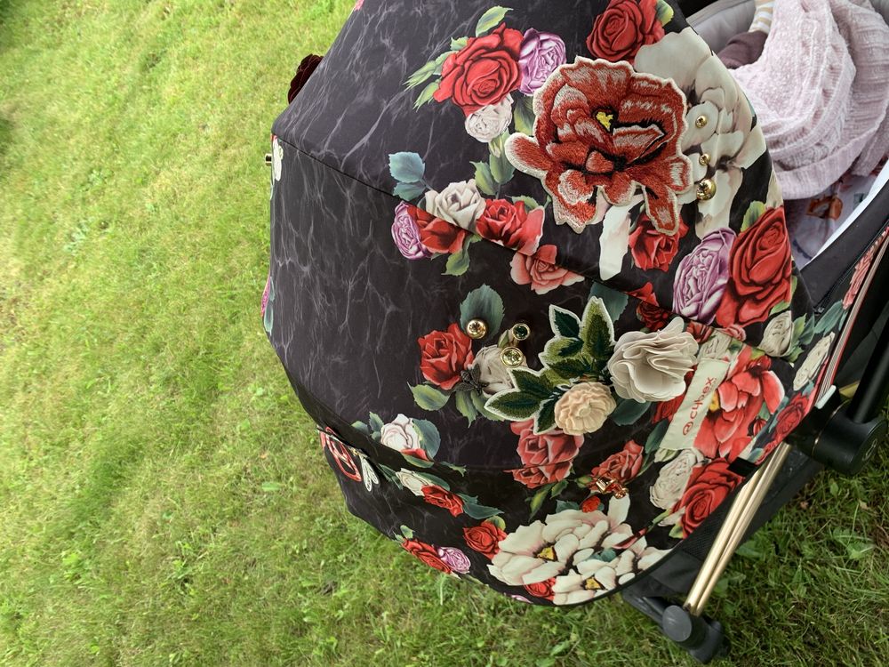 Gondola Cybex Priam spring blossom kwiaty