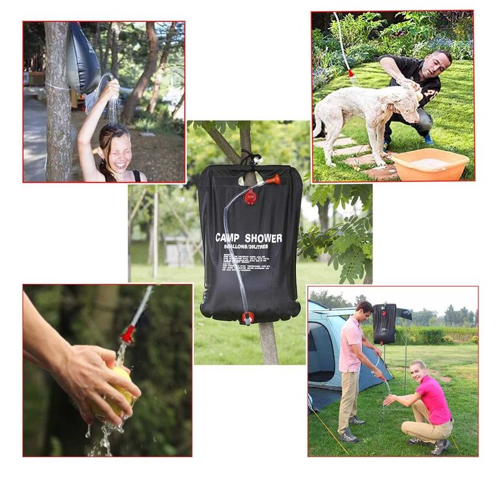 Chuveiro Solar Portátil Compacto 20 Litros