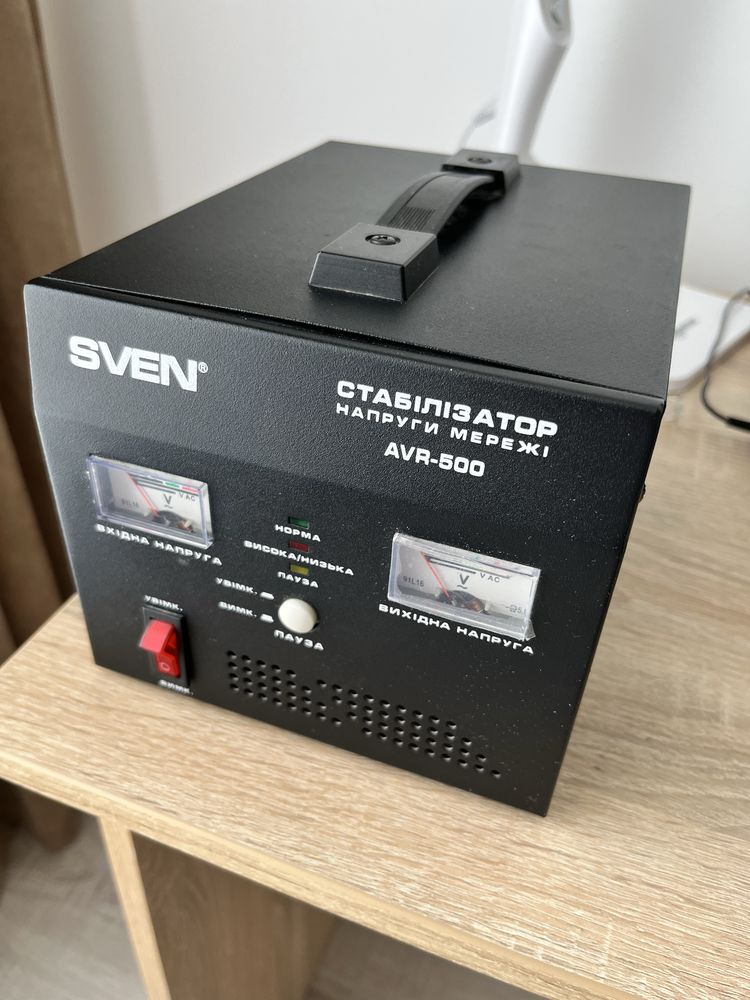 Стабілізатор напруги SVEN AVR-500 | 500ВА | Ідеальний стан