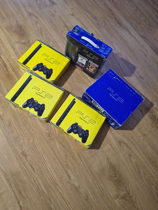 PlayStation 2 PS2 zestaw z pudełkiem